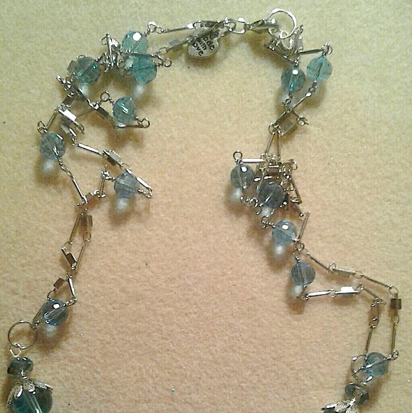 “Winter Wonderland “ 2 strand Jesse James Beads, crystals, gemstone necklace - Picture 3 of 3